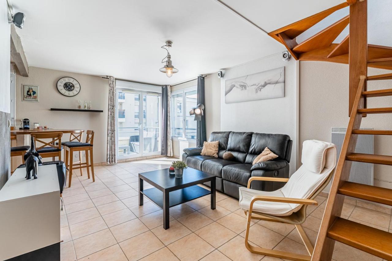 La Joliette; Duplex 2 Chambres, Parking Inclus+ Terrasse+ Ascenseur Marsilia Exterior foto