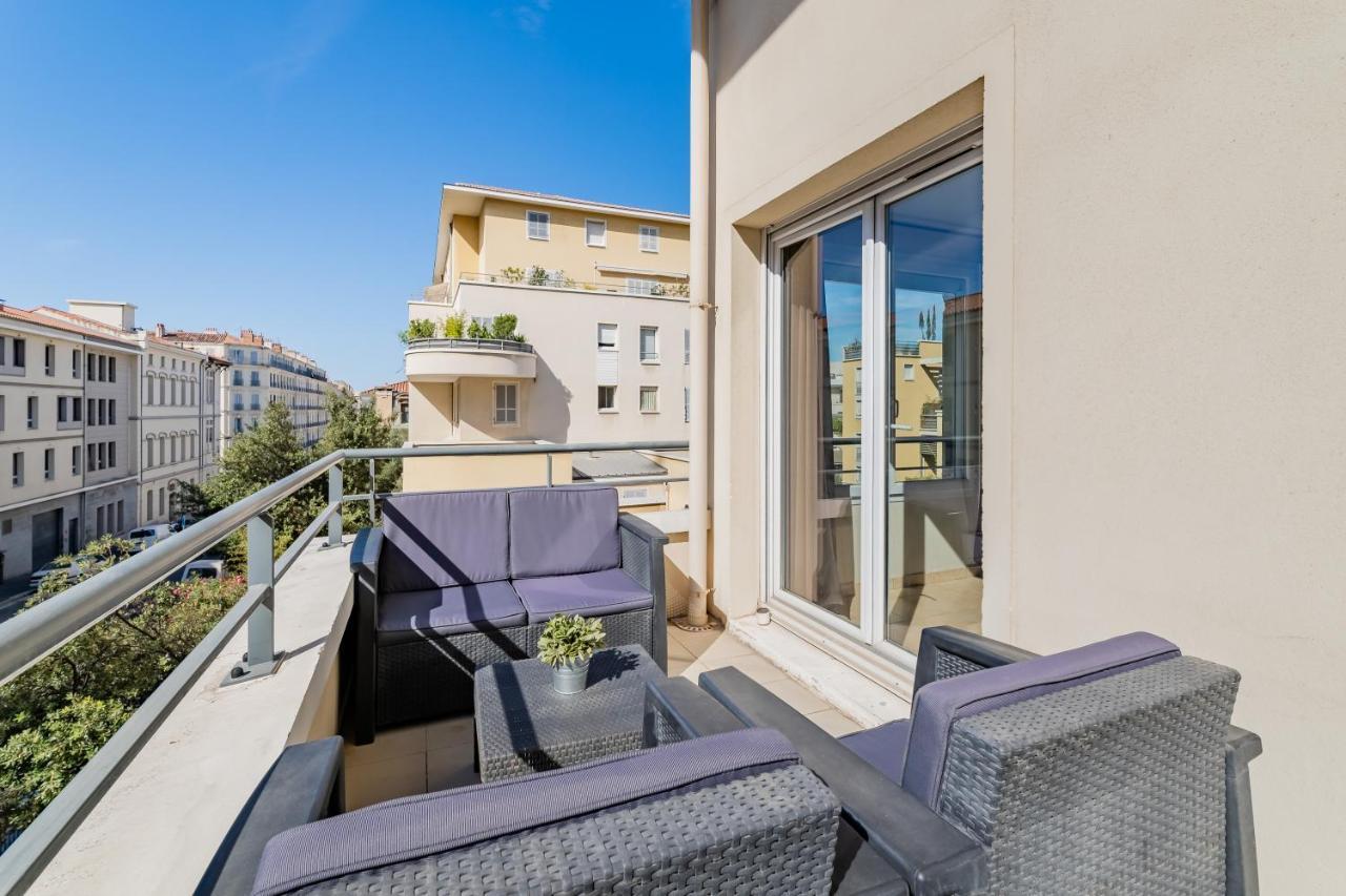 La Joliette; Duplex 2 Chambres, Parking Inclus+ Terrasse+ Ascenseur Marsilia Exterior foto